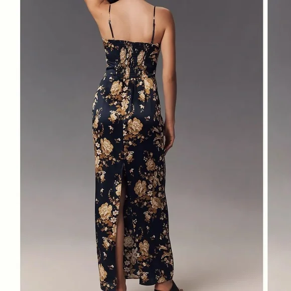 Reformation Frankie Silk Dress in Divinity *NWT* - Picture 3 of 6